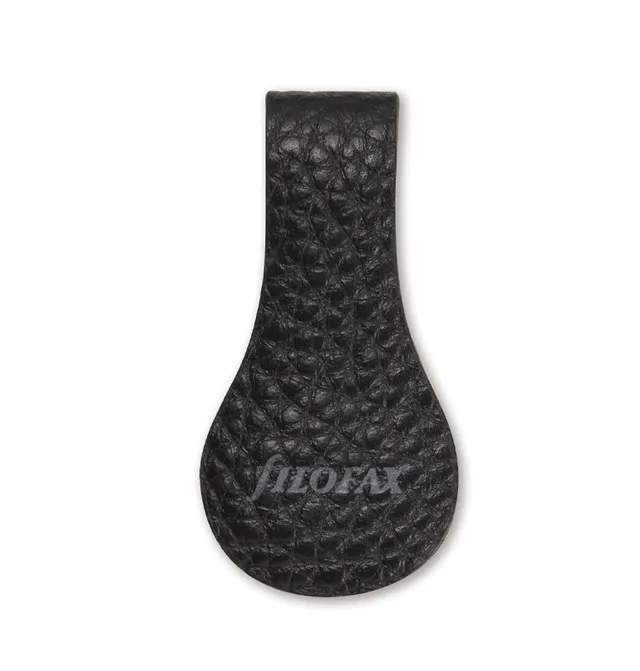 filofax-leder-magnetic-clip-black-smoke-magnetlesezeichen-55mm image 1