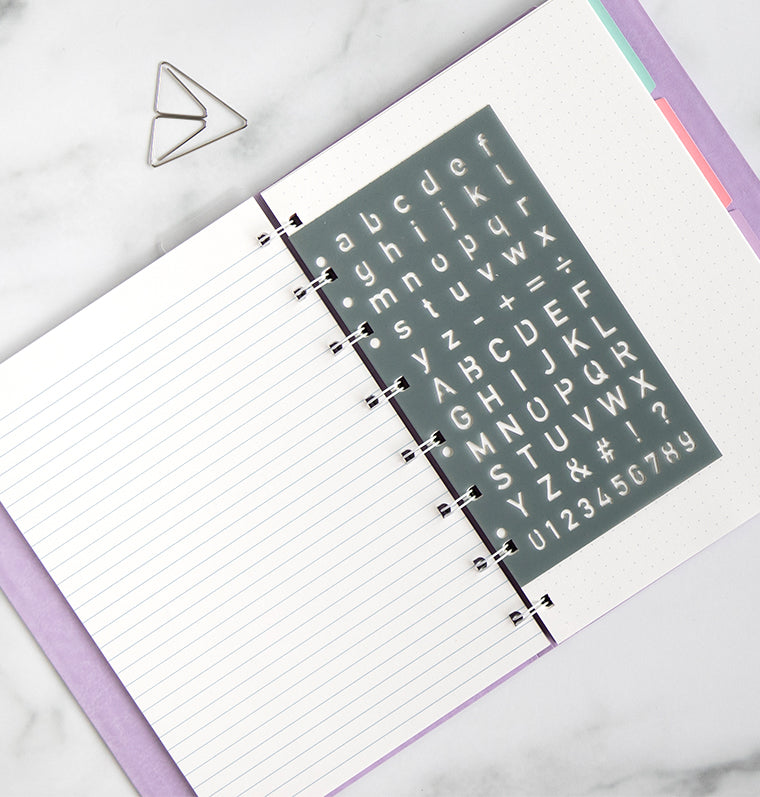 filofax-buchstabenschablone-planungs-schablone-f-r-personal-a5-a4 image 4