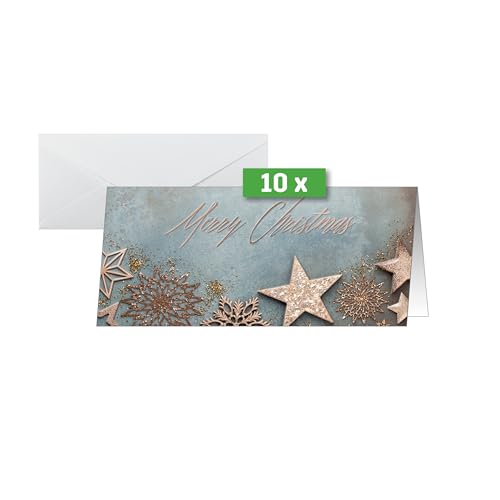 sigel-premium-weihnachtskarten-glamorous-christmas-din-lang-10-st-ck image 8