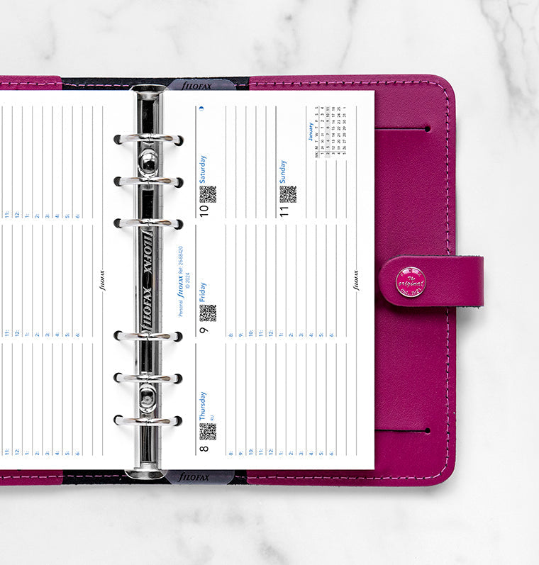 filofax-kalendereinlage-personal-2026-1-woche-2-seiten-englisch-horizontal image 2