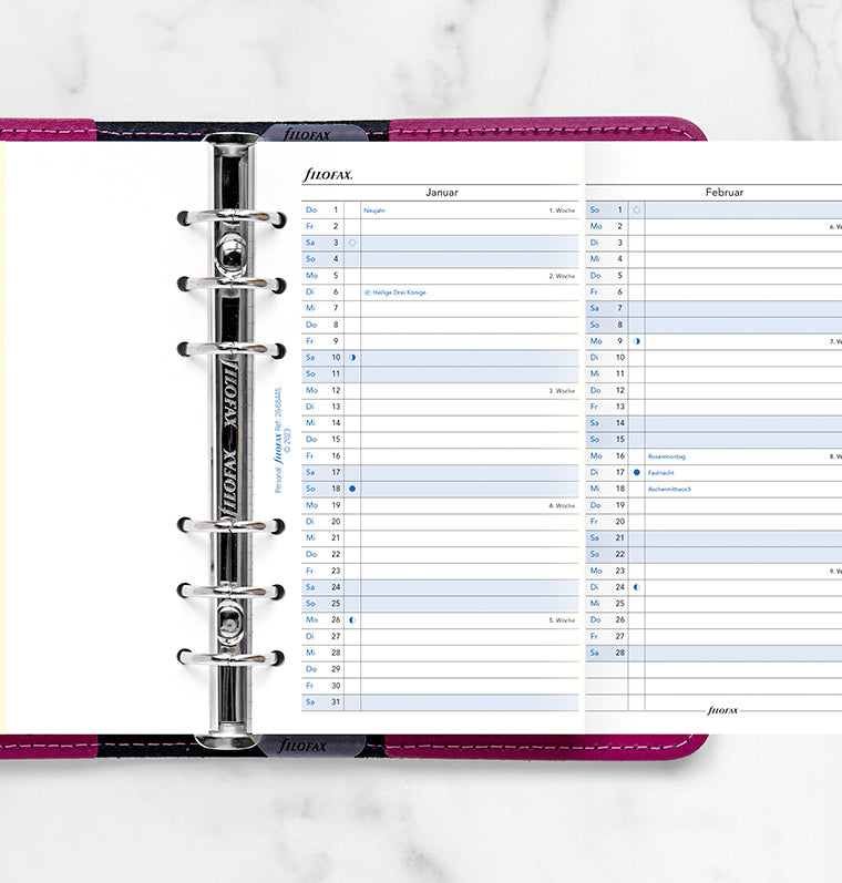 filofax-jahresplaner-personal-2026-deutsch-leporello image 2