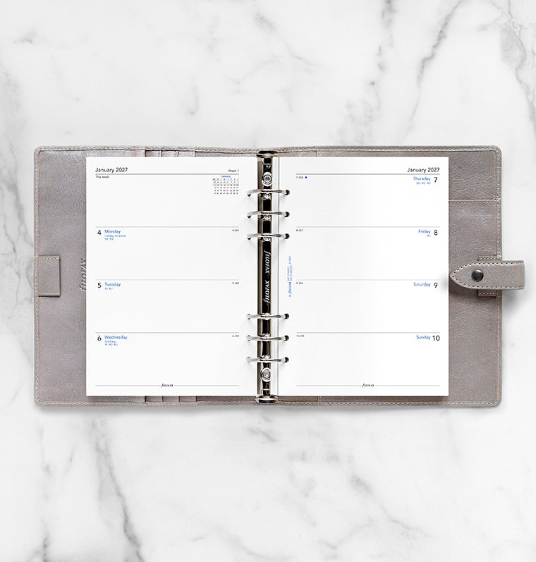 filofax-wochenkalender-1-woche-2-seiten-englisch-a5-2027 image 3