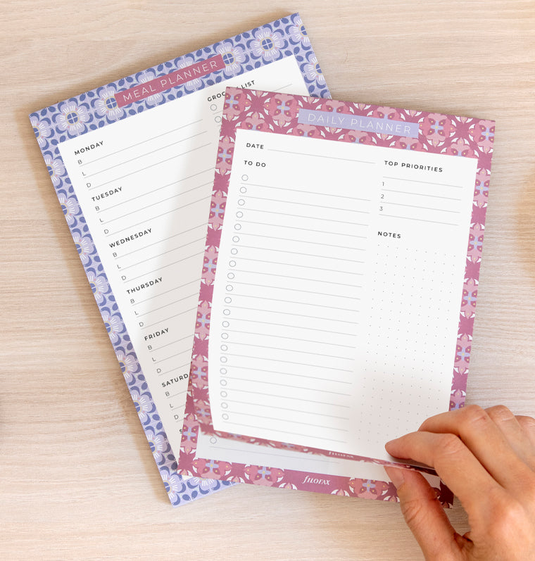 filofax-mediterranean-tages-planer-notizblock-mit-magnet image 5