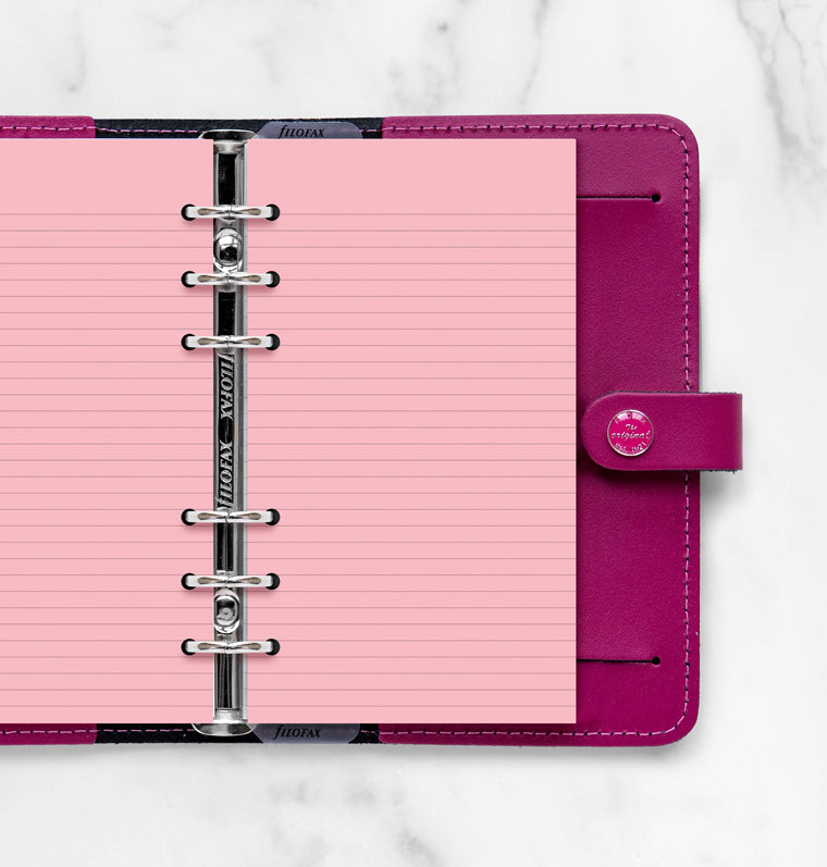 filofax-notizpapier-pink-liniert-30-blatt-personal-sale image 2