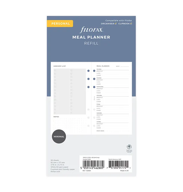 filofax-meal-planner-personal-einlage-56-bl-tter image 1