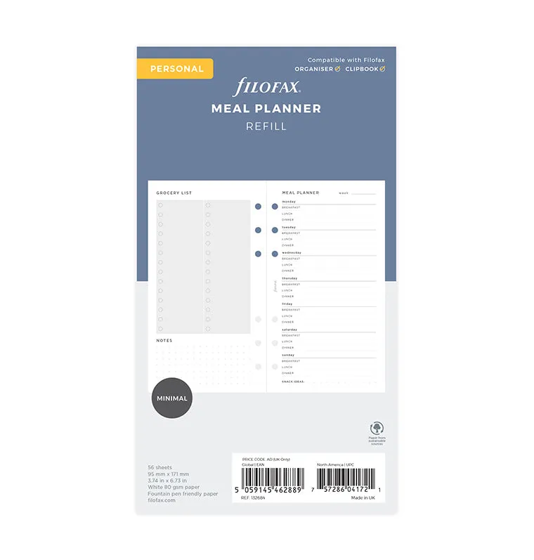 filofax-meal-planner-personal-einlage-56-bl-tter image 1