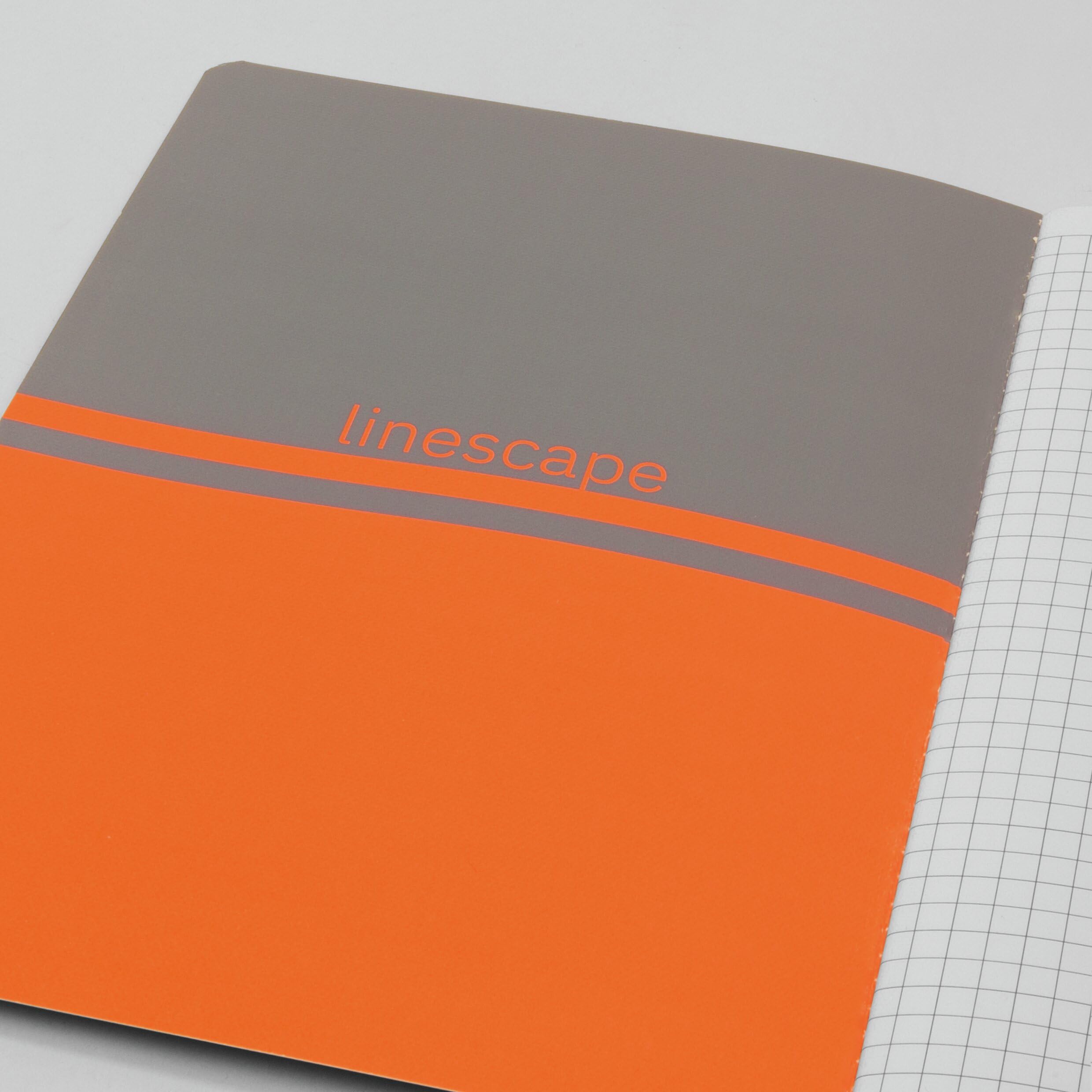 sigel-notizhefte-a5-kariert-softcover-light-grey-orange-2er-pack-68-seiten image 6