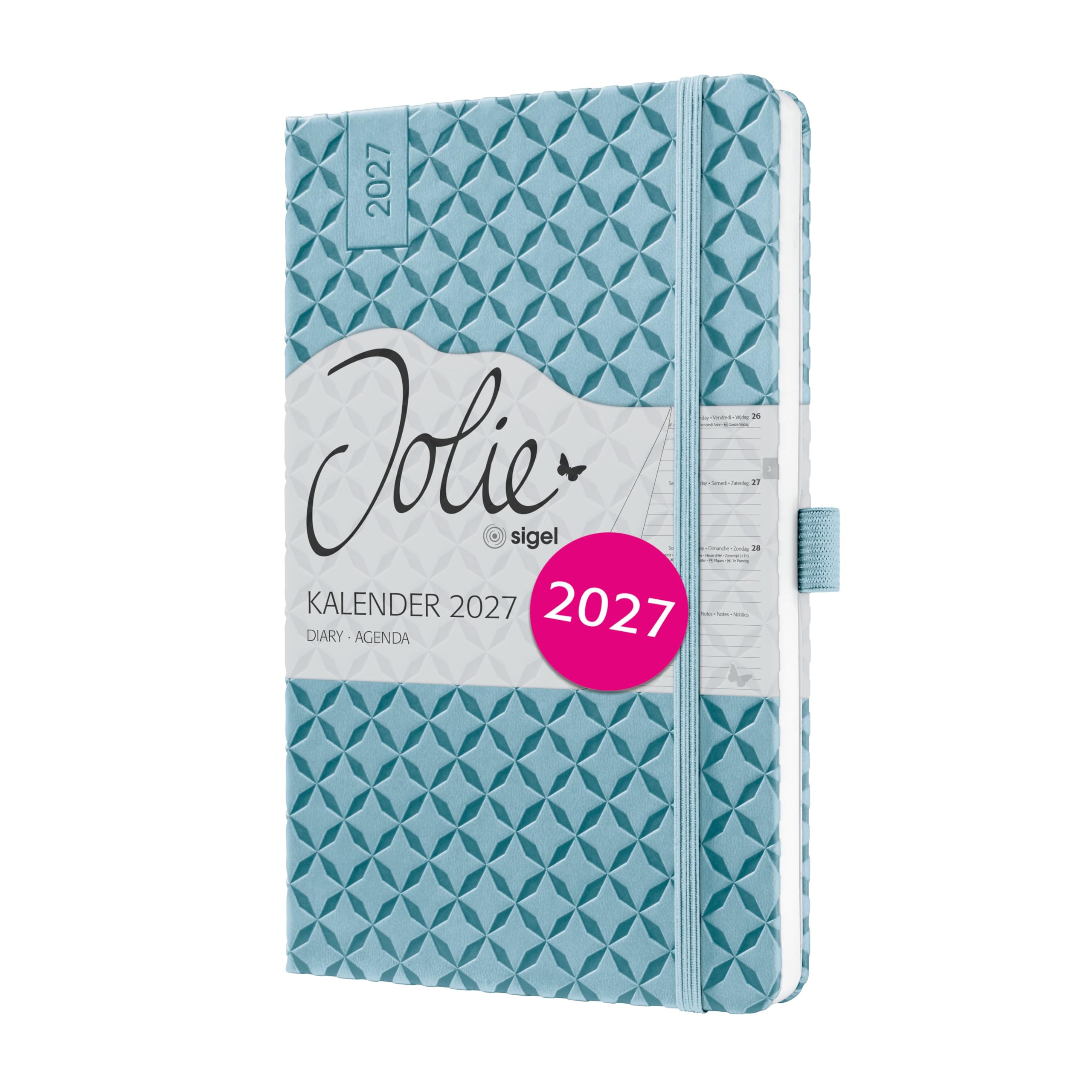 sigel-jolie-wochenkalender-2027-a5-perlenrosa-hardcover-terminplaner image 8