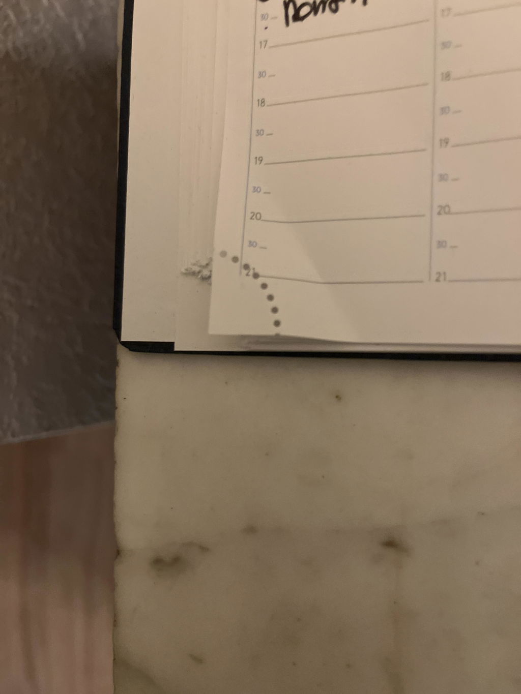 Bonne mise en page hebdo