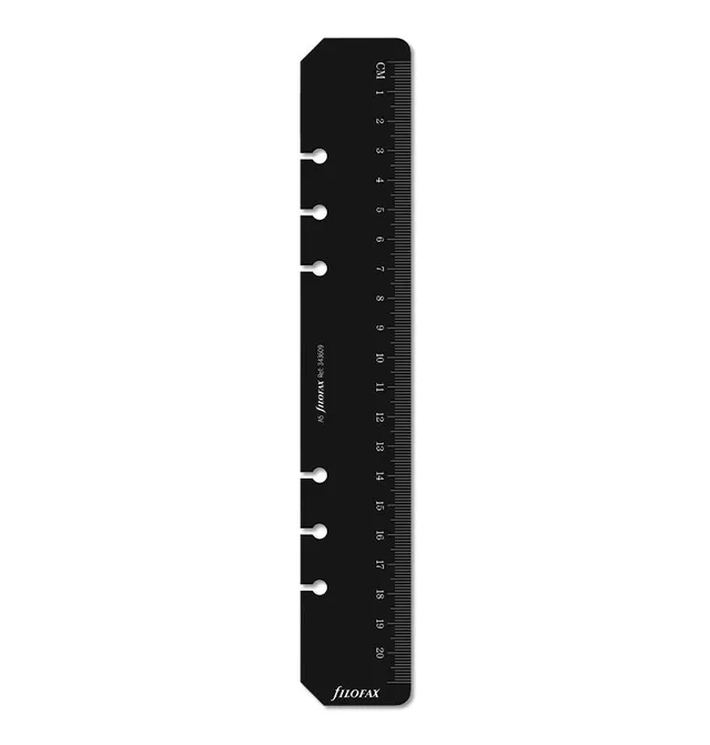 filofax-lineal-lesezeichen-schwarz-a5-organiser-zubeh-r image 1