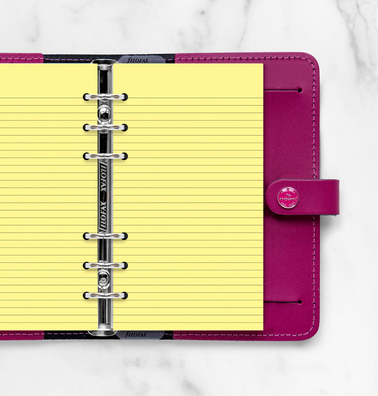filofax-notizblock-gelb-liniert-personal-100-blatt image 2
