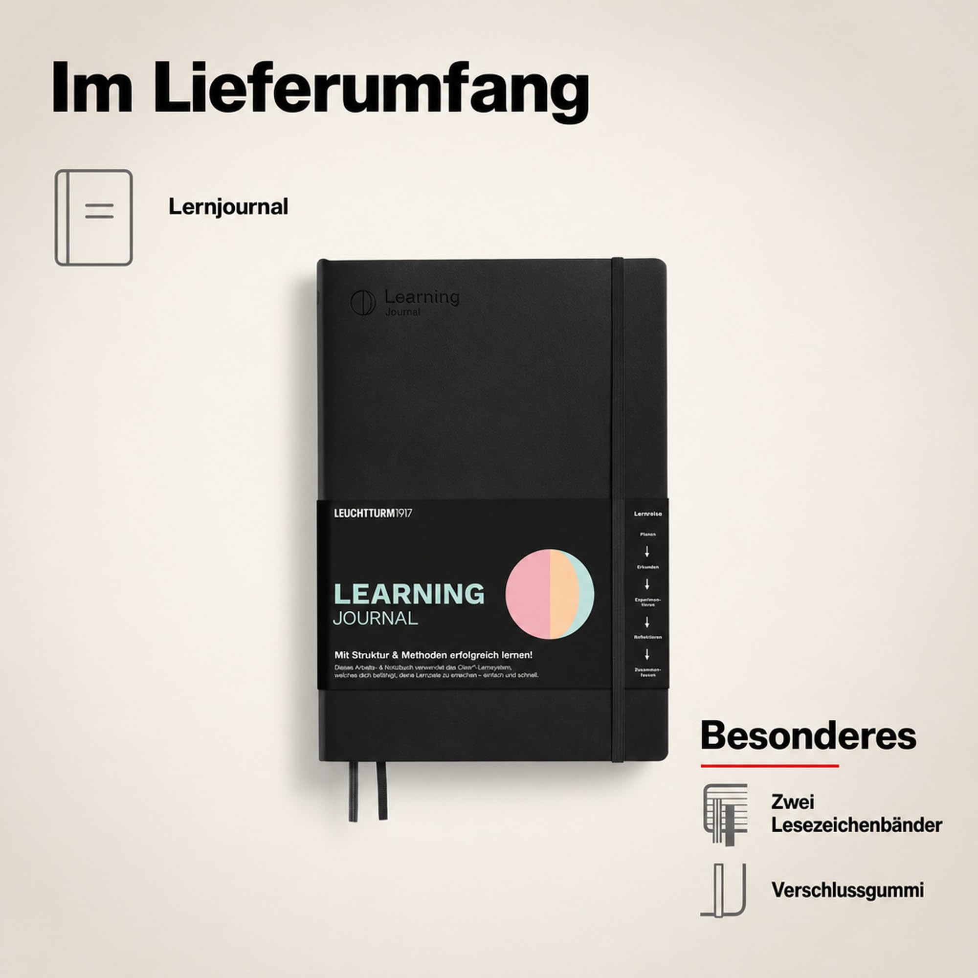 leuchtturm1917-learning-journal-composition-b5-flexcover-schwarz image 7