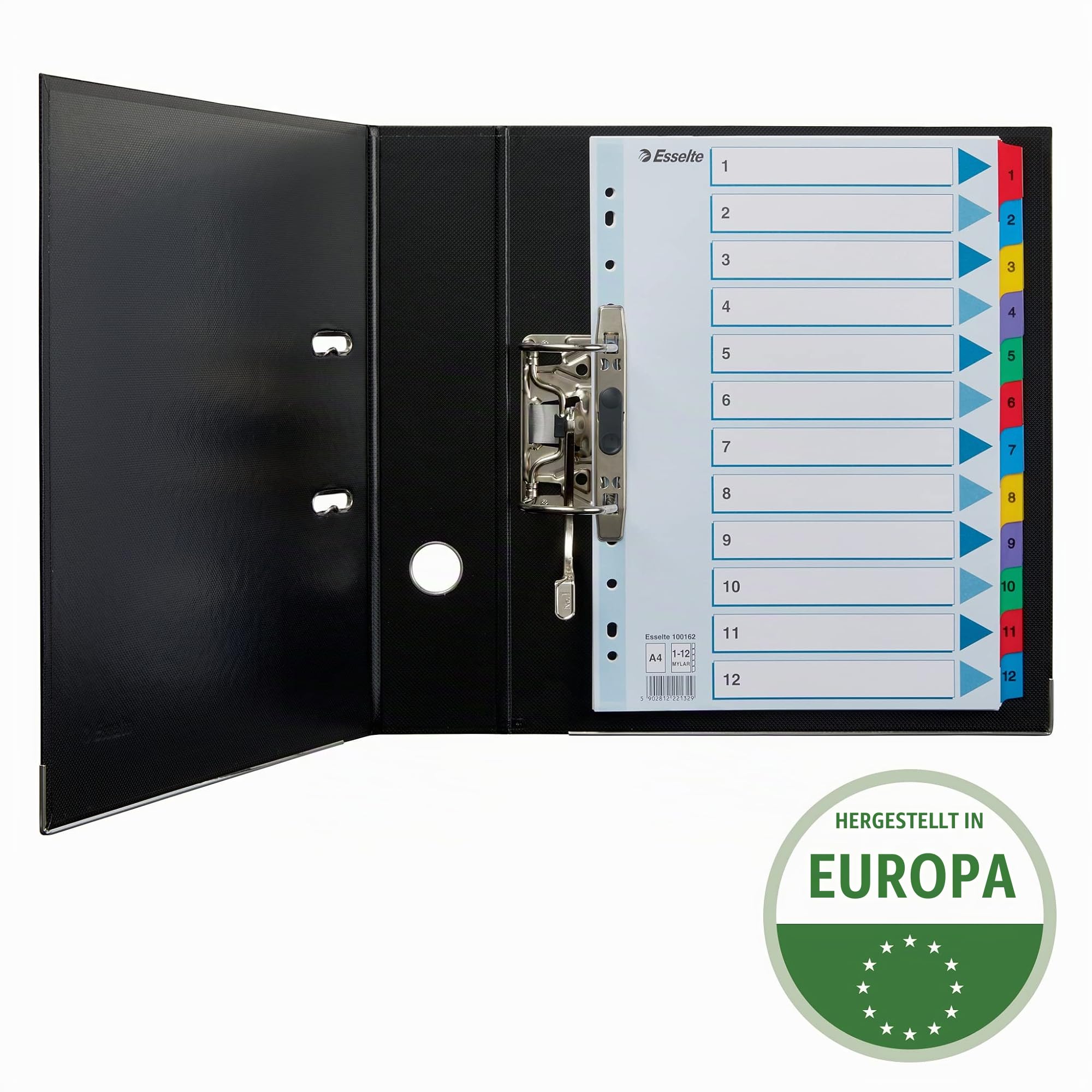 esselte-register-a4-deckblatt-und-12-trennbl-tter-taben-1-12-mylar-verst-rkt-bla image 4