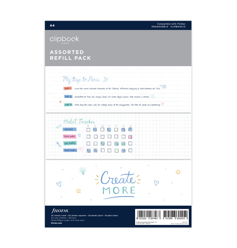 filofax-clipbook-a4-notizpapier-sortiert-nachf-llpapier image 1
