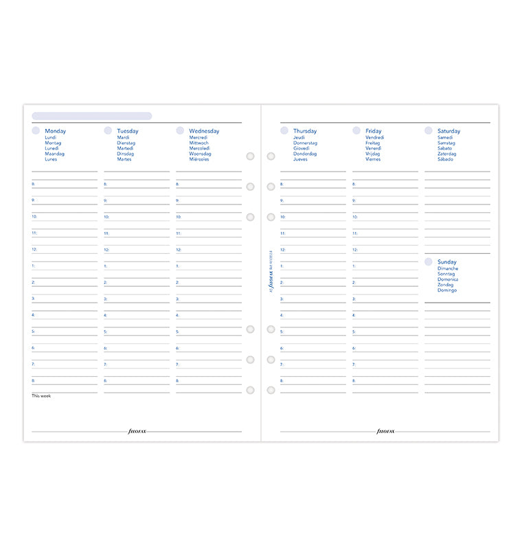 filofax-any-year-a5-kalendereinlage-1-woche-2-seiten-undatiert-multilingual image 5