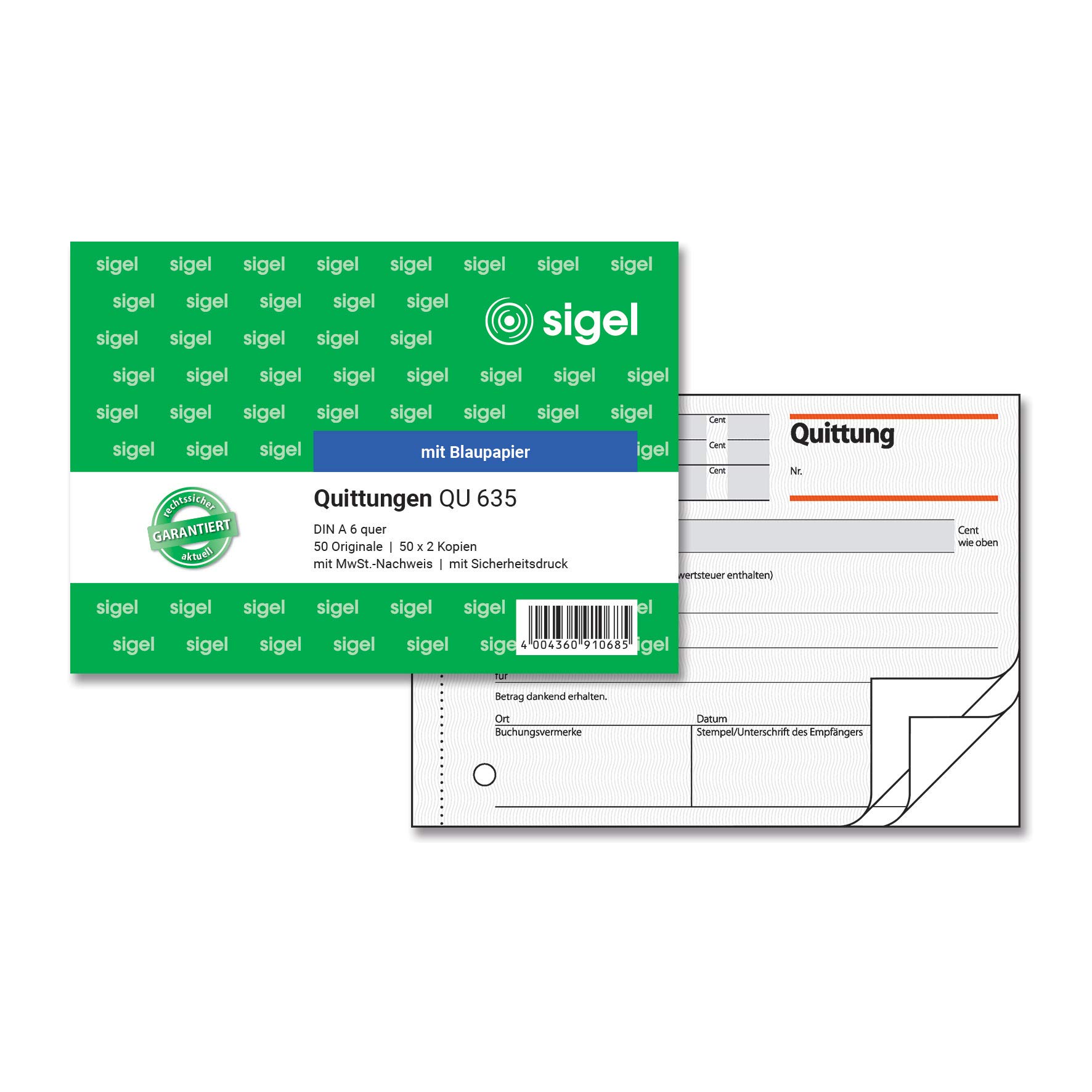 sigel-qu635-5-quittungsblock-a6-quer-5-st-ck-mit-mwst-nachweis image 7