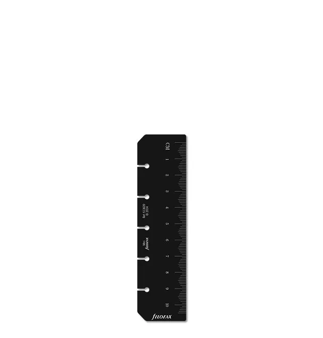 filofax-lineal-lesezeichen-schwarz-mini image 1