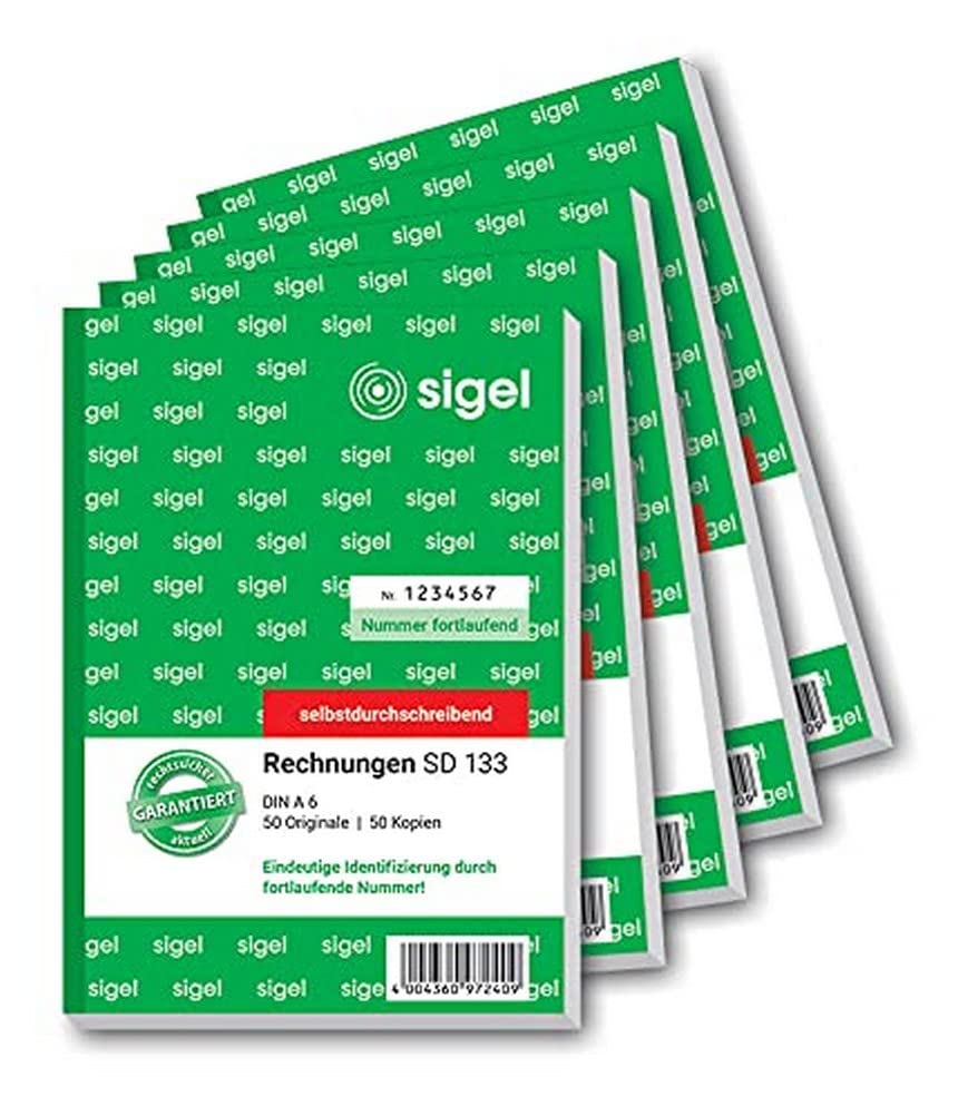 sigel-rechnungsblock-nummeriert-a6-2x50-blatt-selbstdurchschreibend image 8