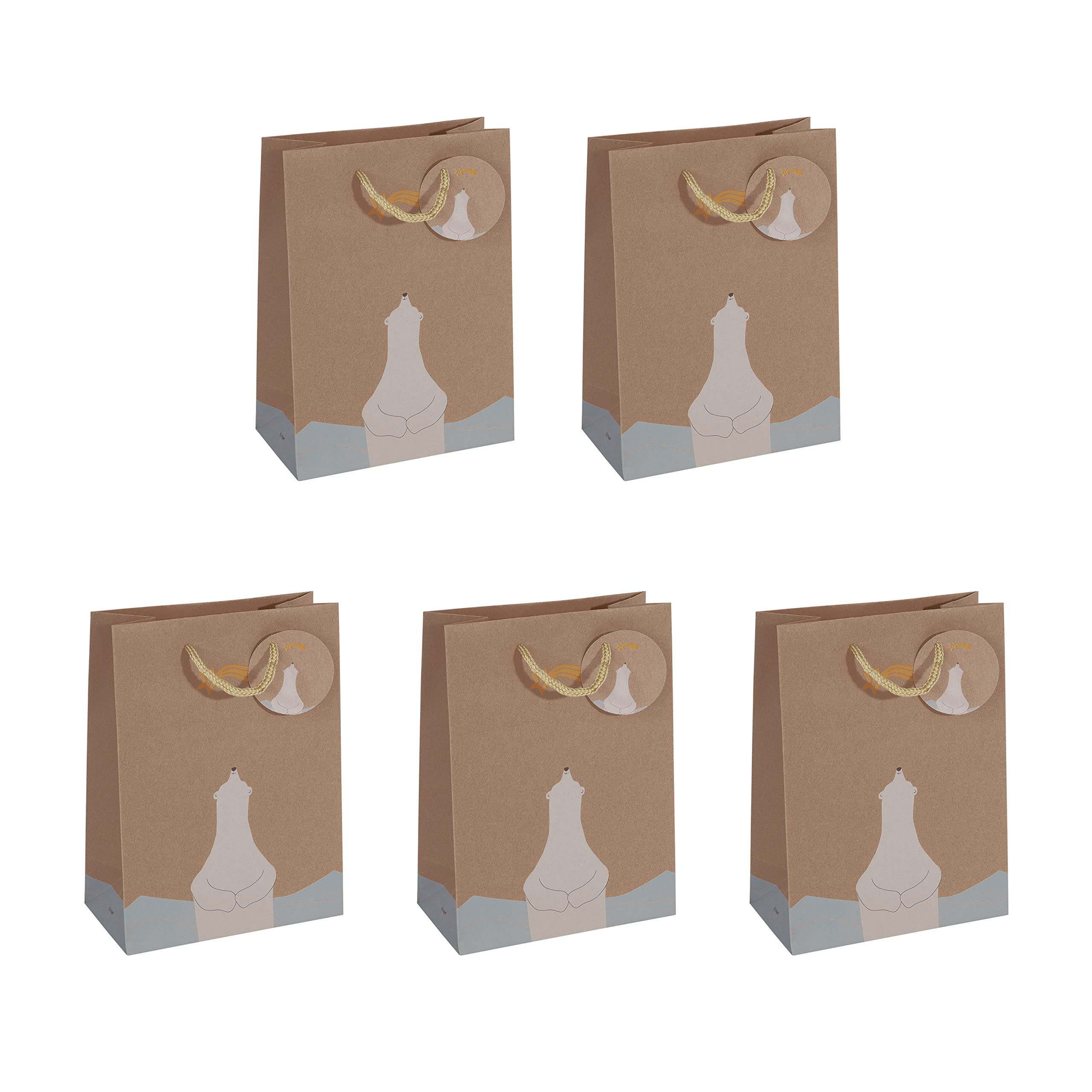 sigel-kraftpapier-geschenkt-ten-eisb-r-stern-23x17-cm-5er-set image 1