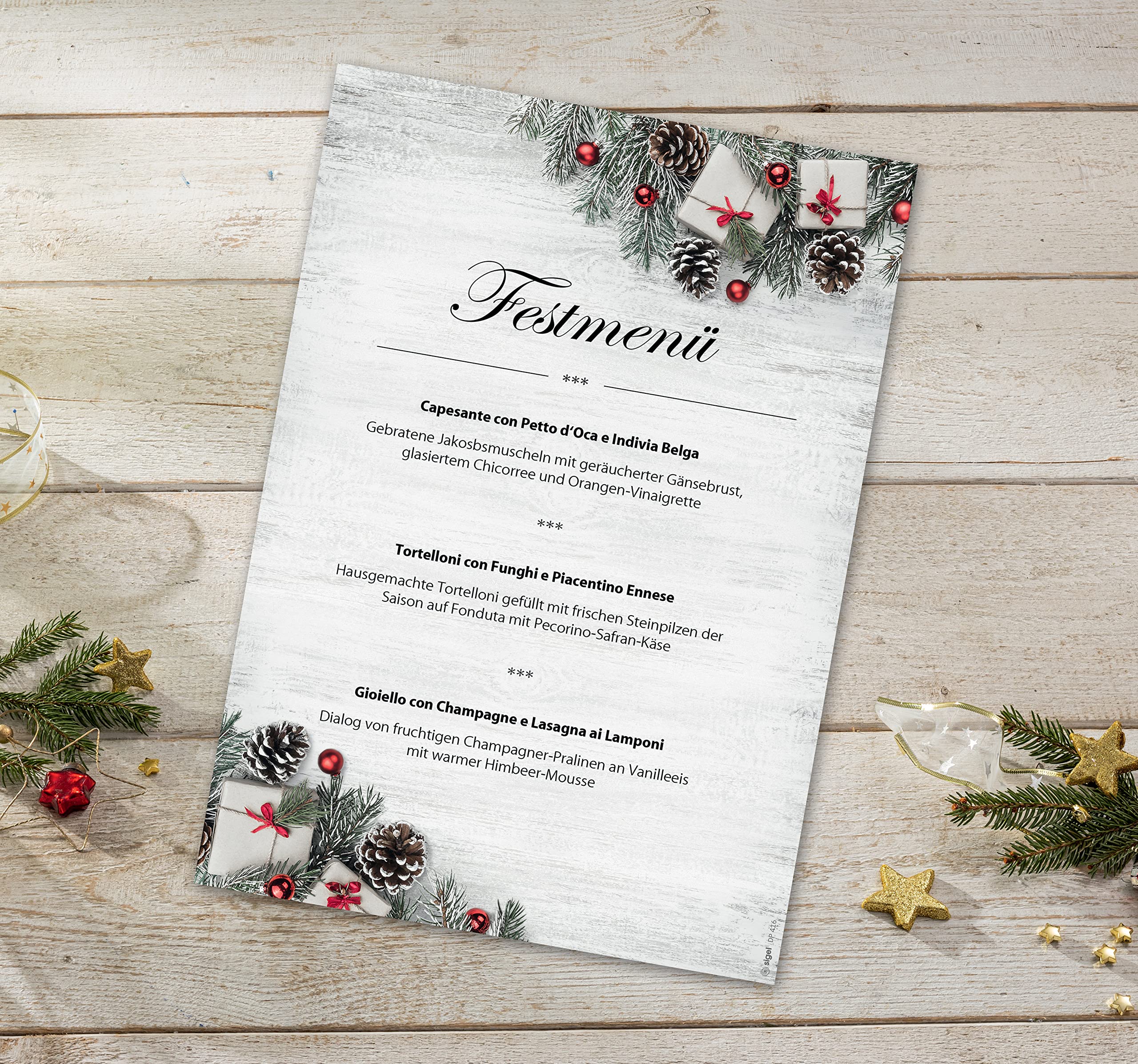 sigel-weihnachtsbriefpapier-scandinavian-christmas-a4-100-blatt image 3