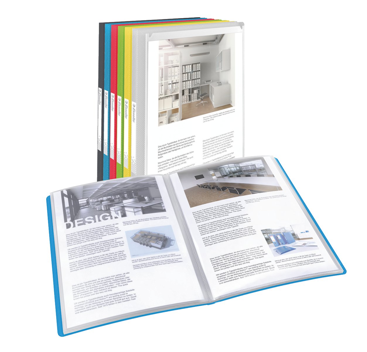 esselte-colour-ice-sichtbuch-a4-60-h-llen-pp-gelb image 5