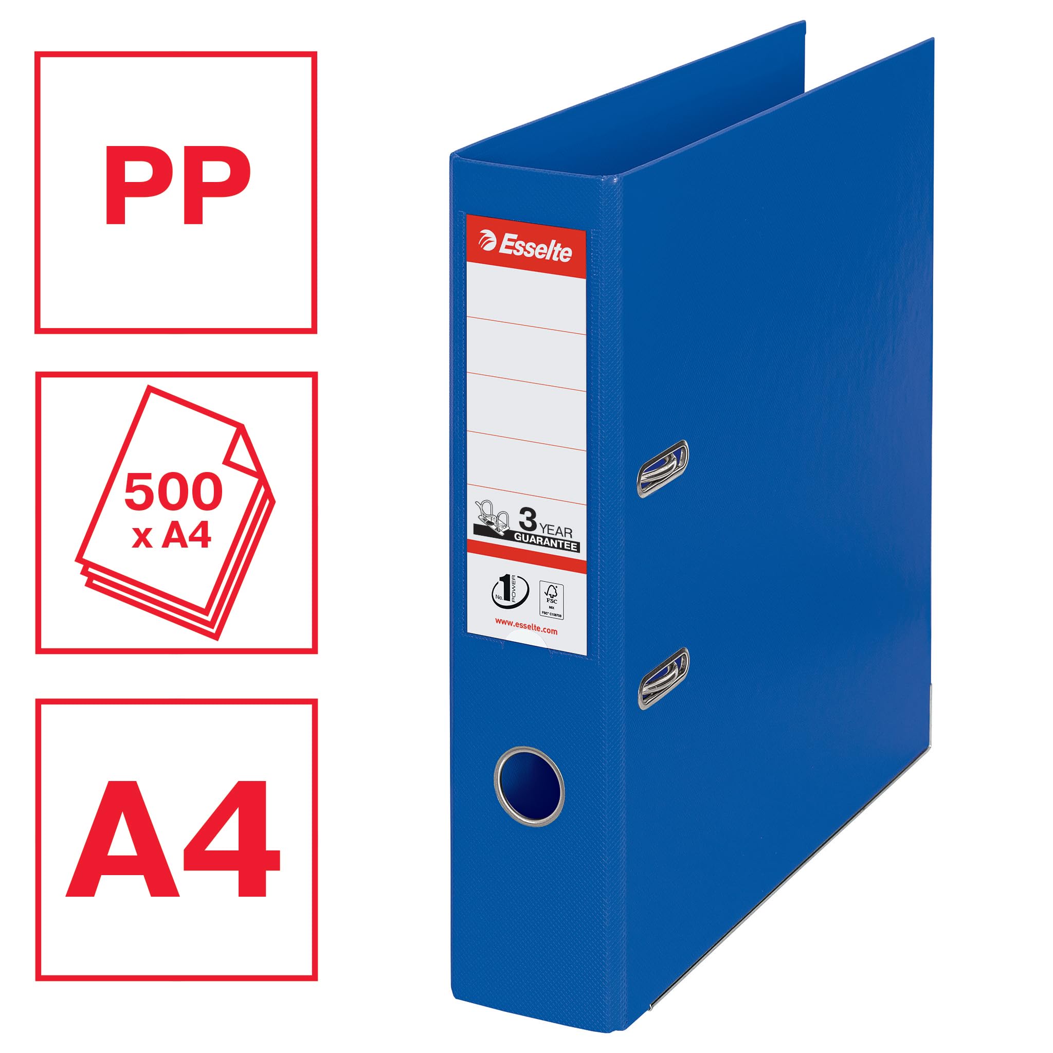 esselte-ordner-vivida-no-1-a4-breit-7-5-cm-blau-10er-pack image 2