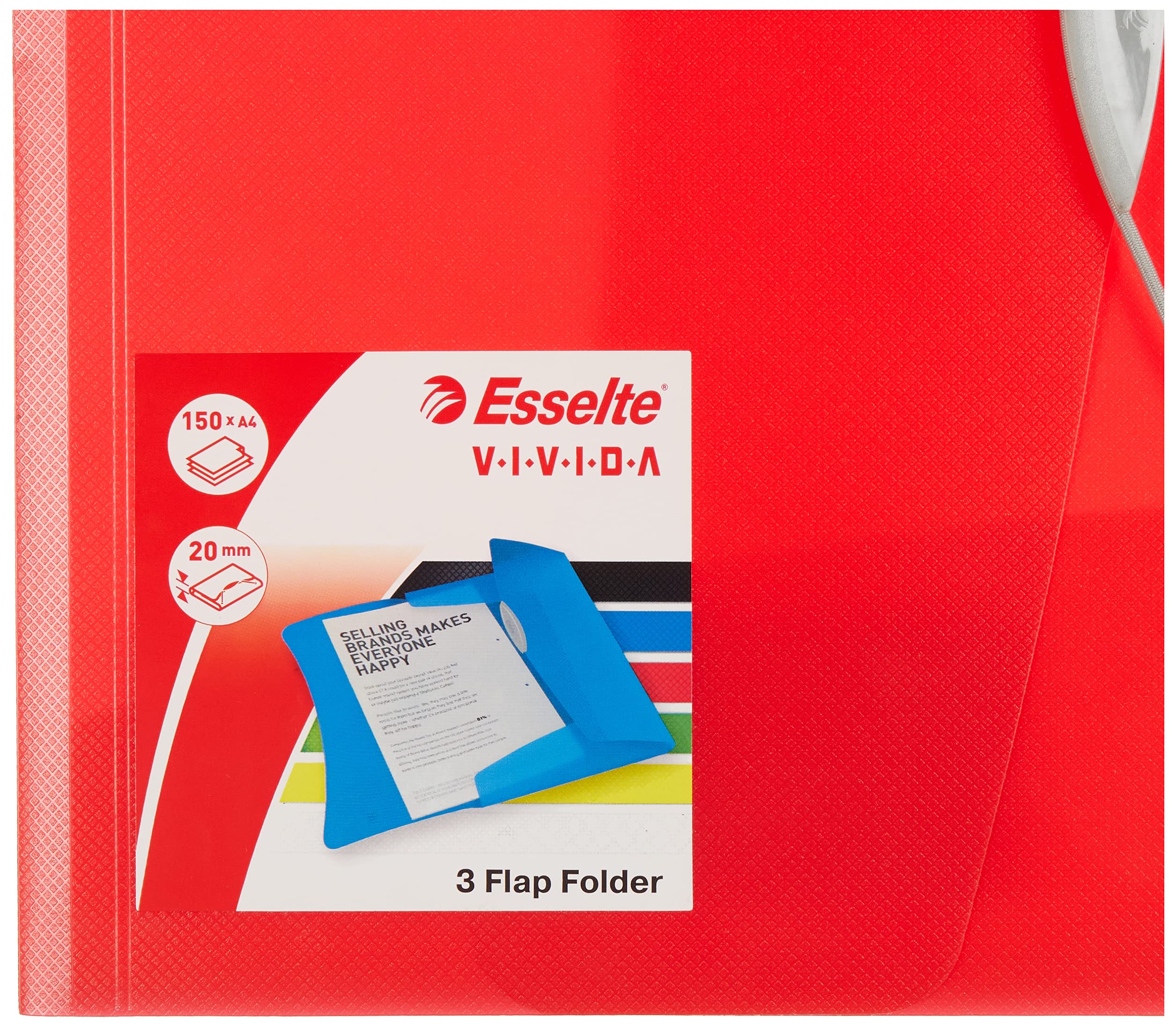 esselte-624042-vivida-dokumentenmappe-a4-pp-rot-mit-gummizug image 3