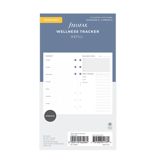 filofax-wellness-tracker-personal-56-blatt image 1