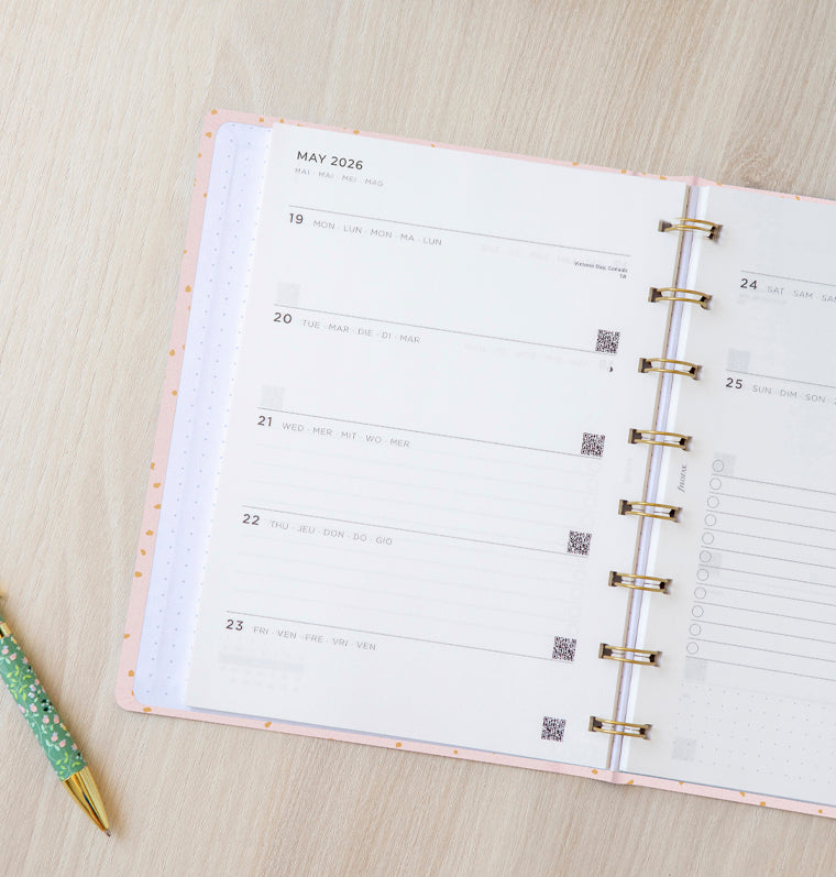 filofax-confetti-a5-planer-rose-quartz-2026 image 4
