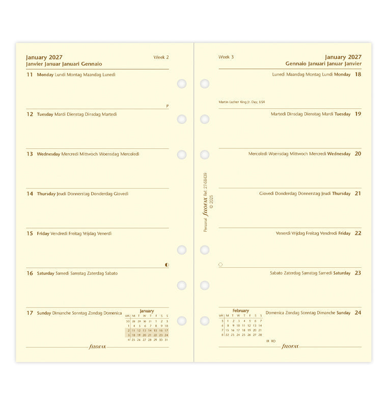 filofax-kalendereinlage-2027-personal-1-woche-1-seite-multilingual-cotton-cream image 4