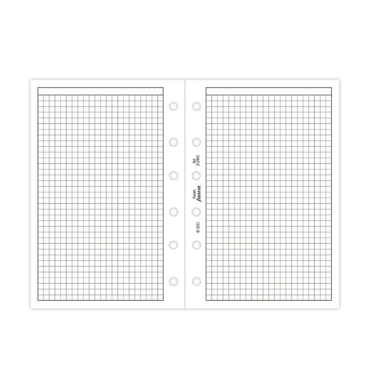 filofax-notizpapier-wei-kariert-3-mm-pocket-20-blatt image 6