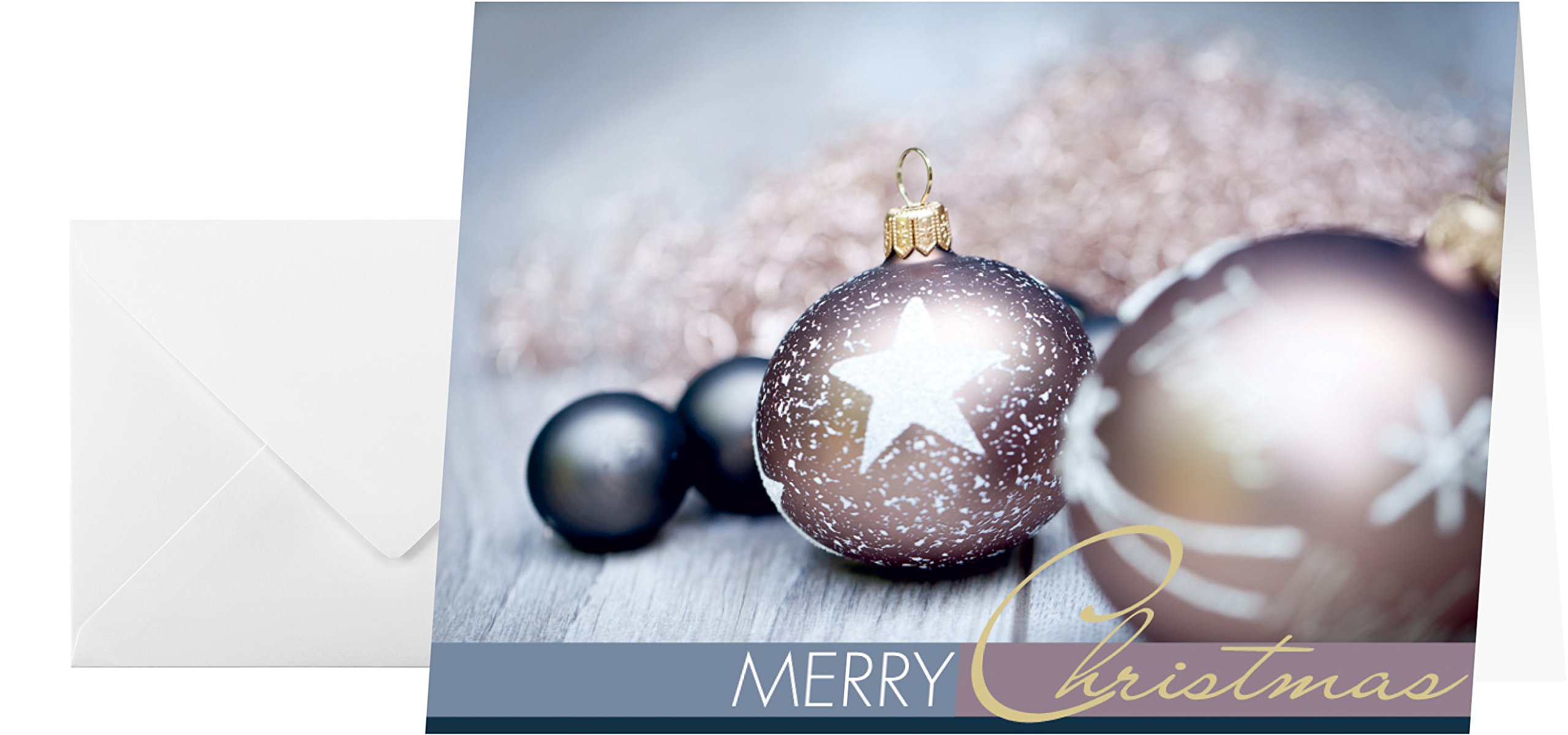 sigel-weihnachtskarten-grafische-weihnachtskugeln-a6-25-st-ck image 8