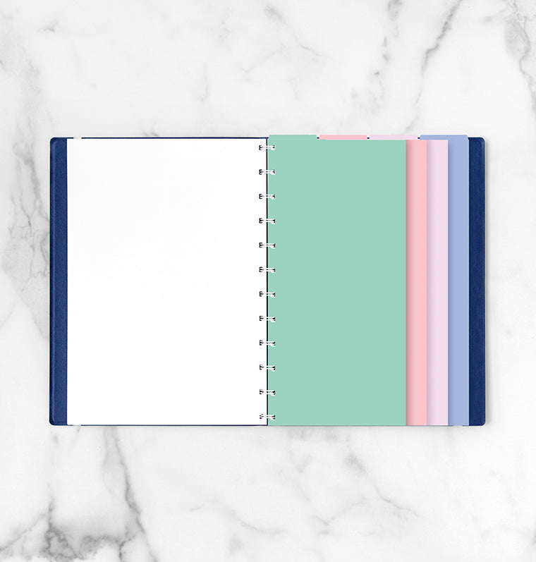 filofax-4er-blanko-notebook-trennbl-tter-pastel-a4-mit-tabs image 2