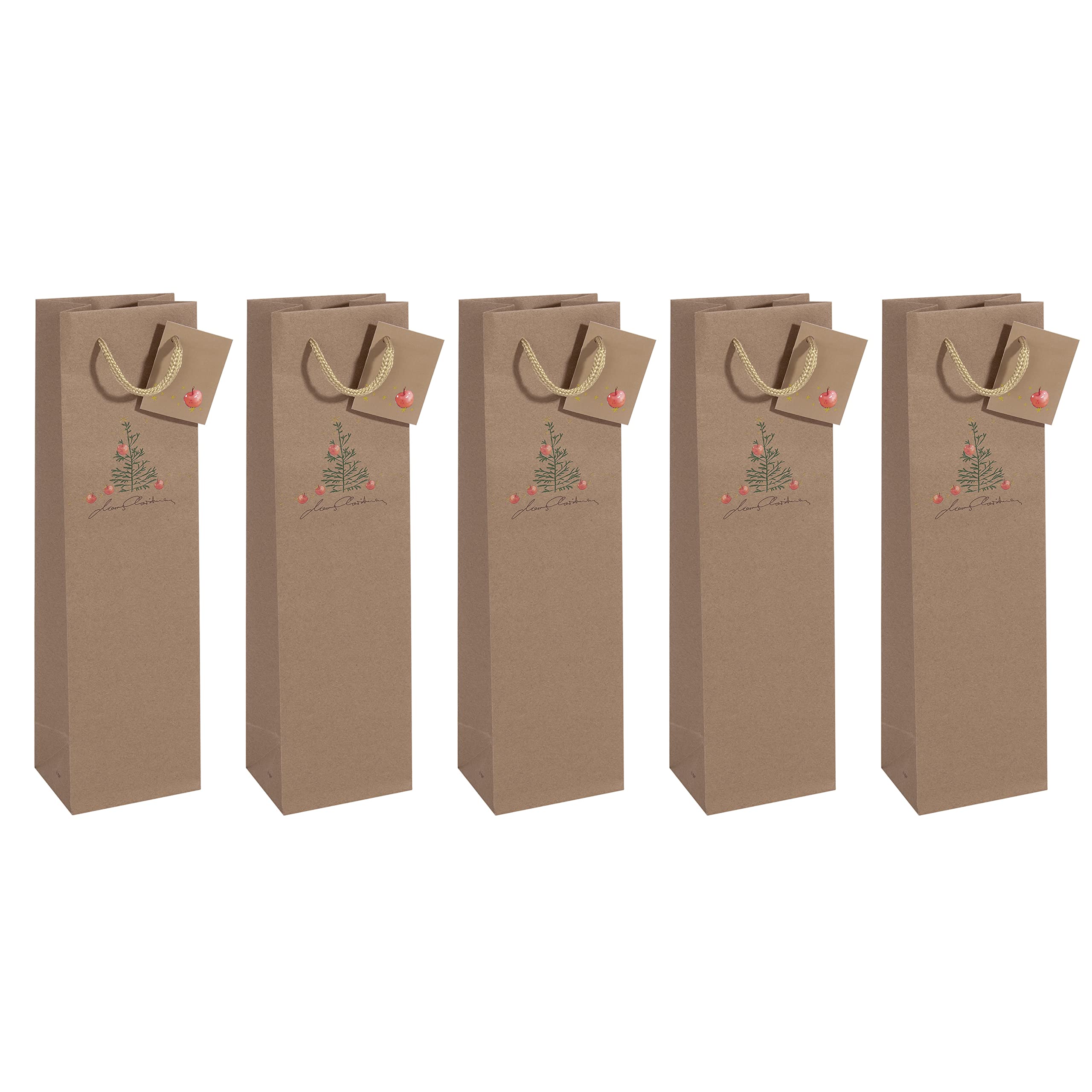 sigel-geschenkt-ten-christmas-with-apples-flaschen-5er-set-35x10x8-cm image 1