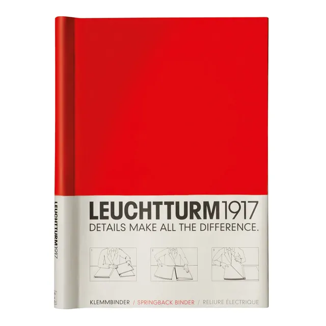 leuchtturm1917-klemmbinder-peka-a4-rot-f-r-150-blatt image 1