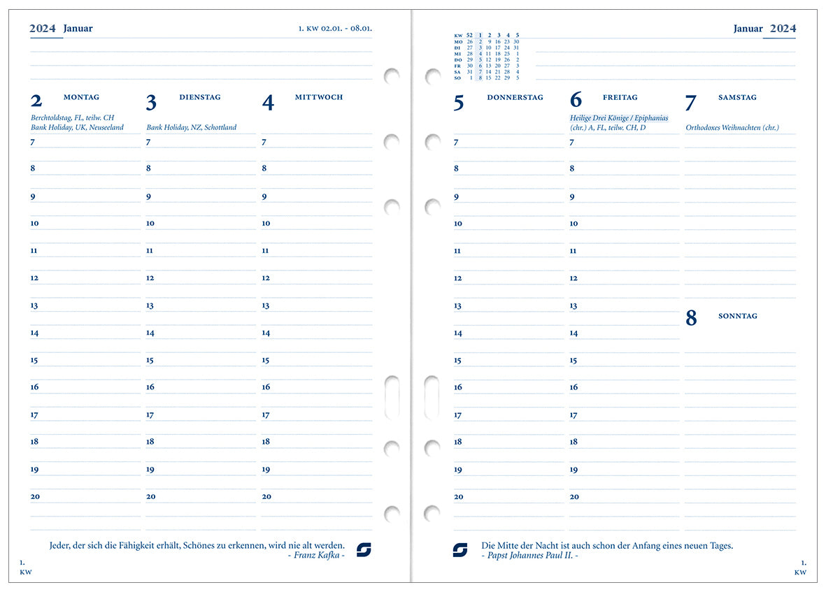 time-system-succes-kalender-a5-7-tage-auf-2-seiten-deutsch-2026 image 2
