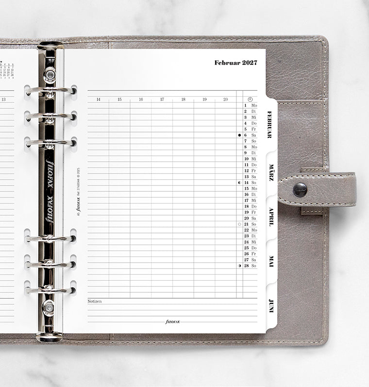 filofax-kalendereinlage-1-monat-2-seiten-deutsch-a5-2027 image 2