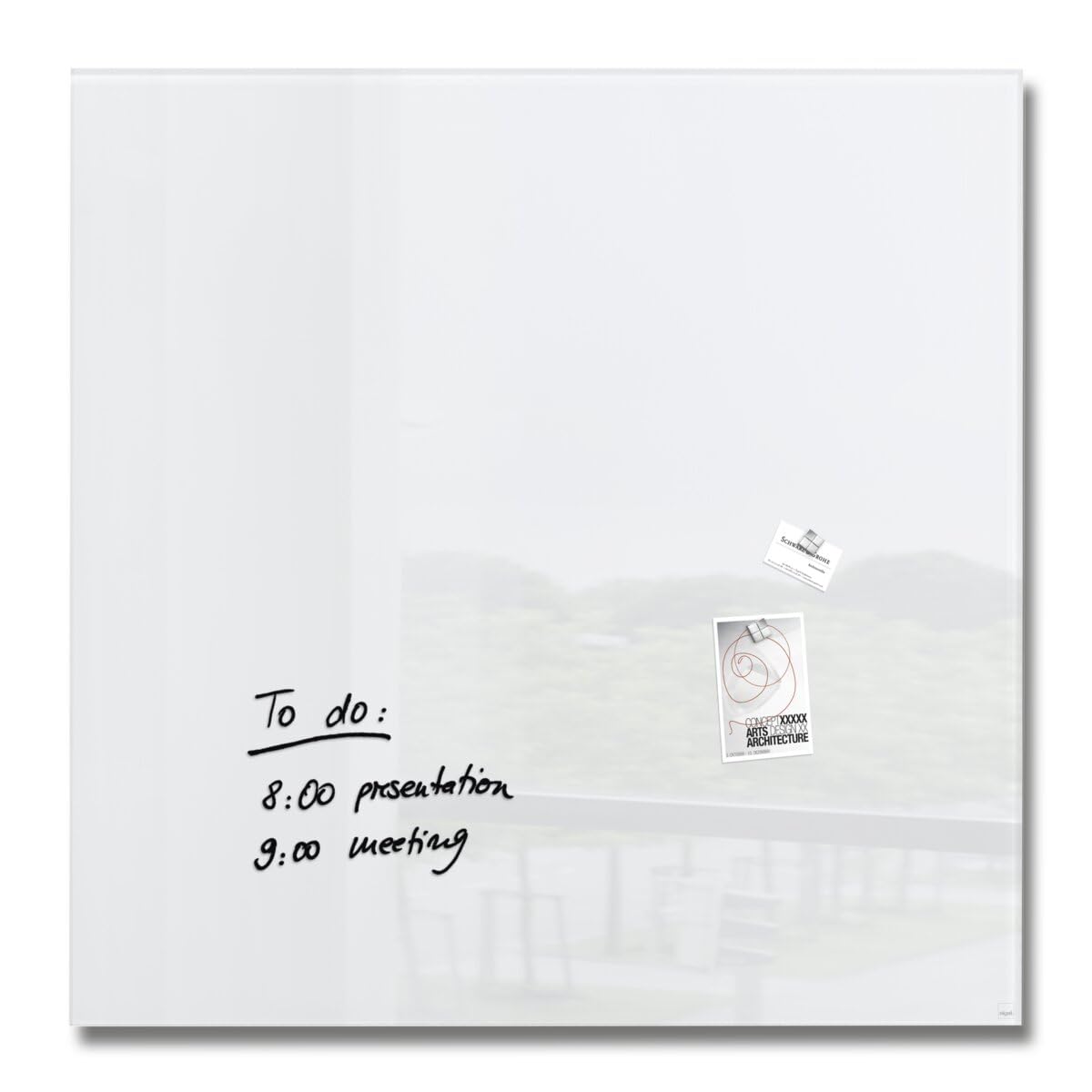 sigel-premium-glas-whiteboard-100x100-cm-grau-hochgl-nzend-magnetisch image 6