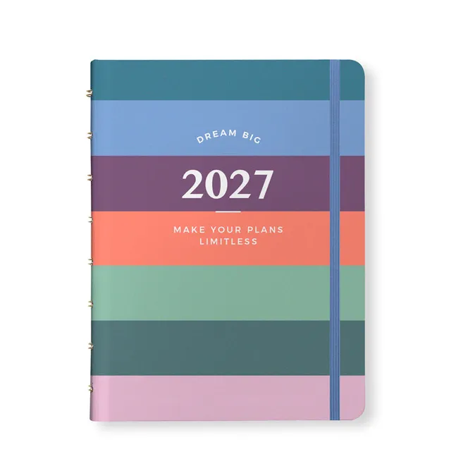 filofax-ultimate-life-companion-planner-a5-colour-stripes-soft-2027 image 1