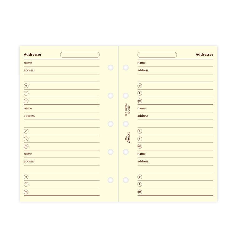 filofax-kontakte-cotton-cream-mini-adress-einlage image 5