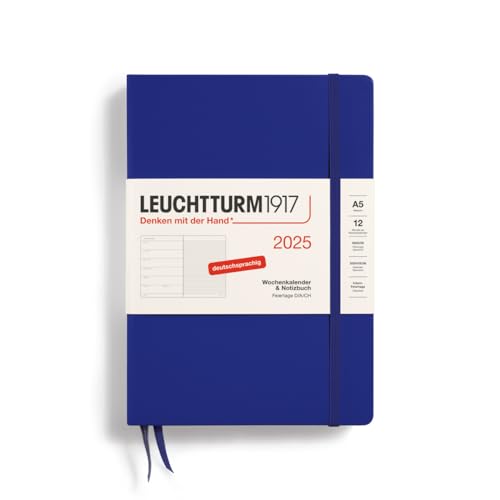 leuchtturm1917-wochenkalender-notizbuch-medium-a5-2025-ink-deutsch image 3