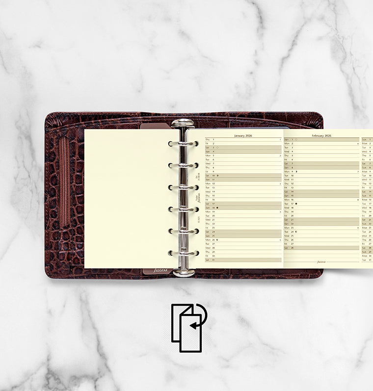 filofax-jahresplaner-cotton-cream-pocket-2026-leporello-zum-ausklappen image 3