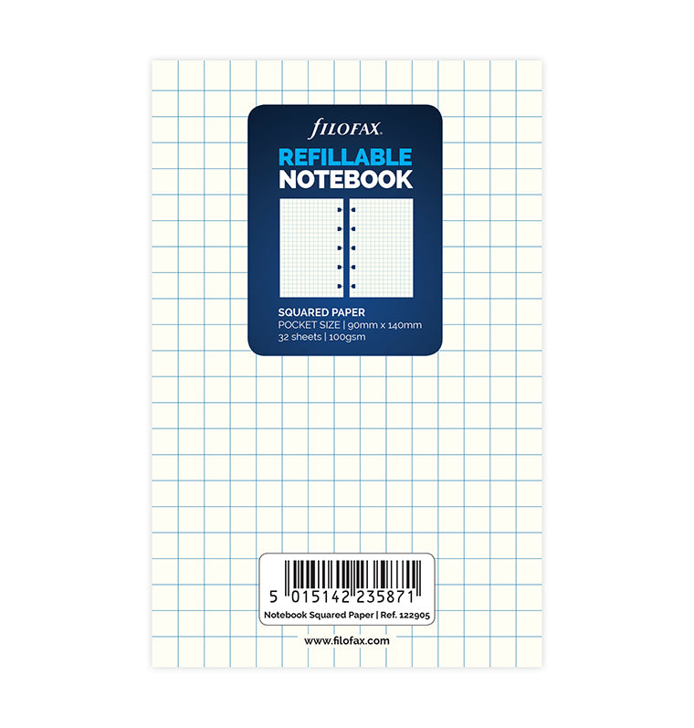 filofax-notebook-pocket-einlagen-kariert image 1