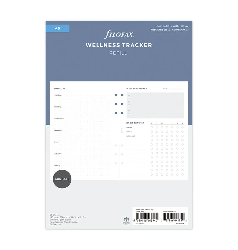 filofax-wellness-tracker-einlage-a5-56-blatt image 1
