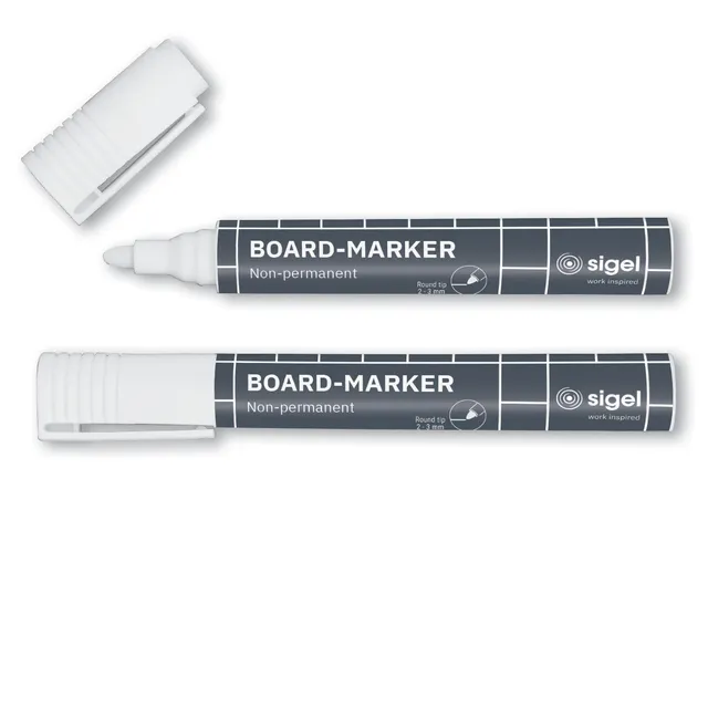sigel-ba715-glasboard-marker-wei-2-3-mm-kreidemarker-2er-set image 1
