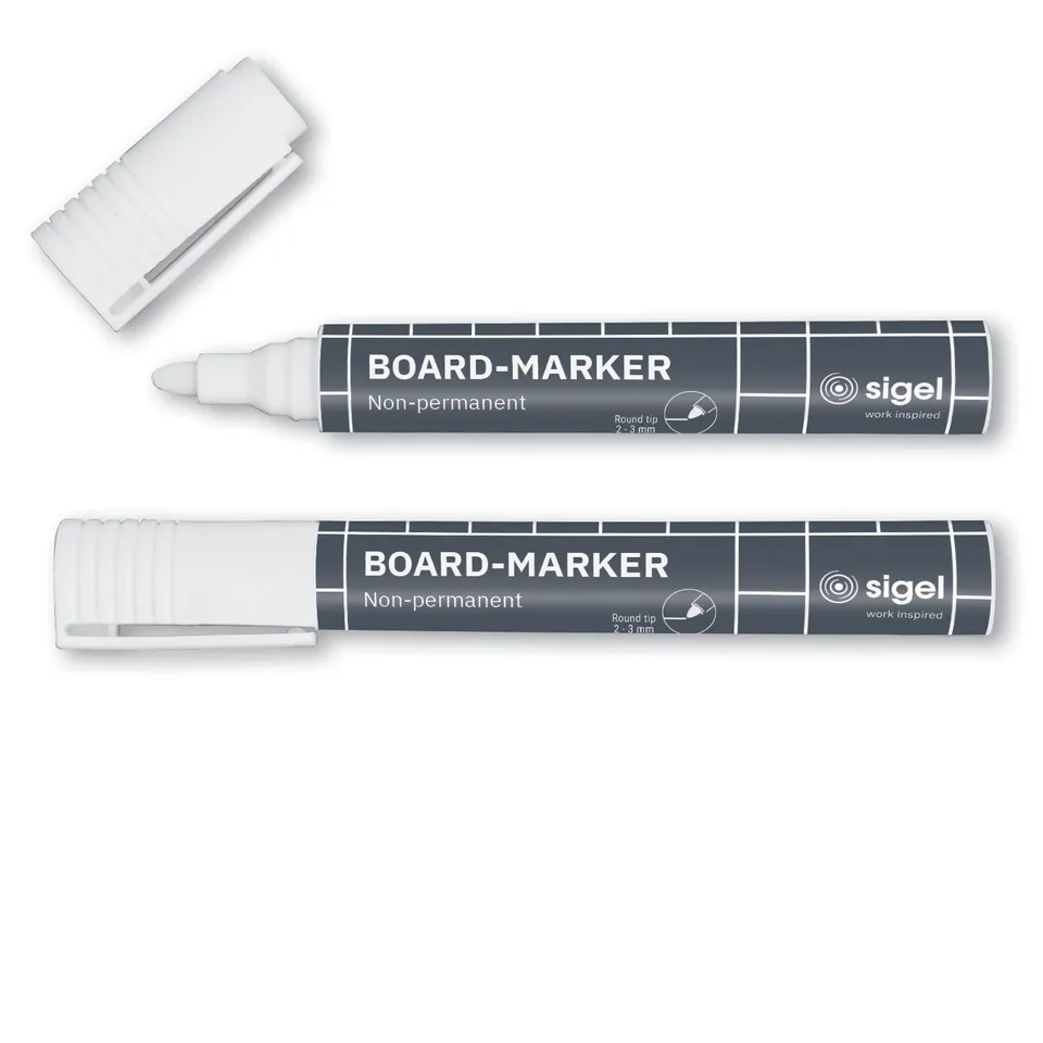 sigel-ba715-glasboard-marker-wei-2-3-mm-kreidemarker-2er-set image 1