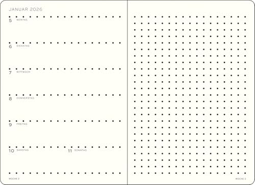 leuchtturm1917-wochenkalender-notizbuch-dotted-medium-a5-2026-rising-sun image 5