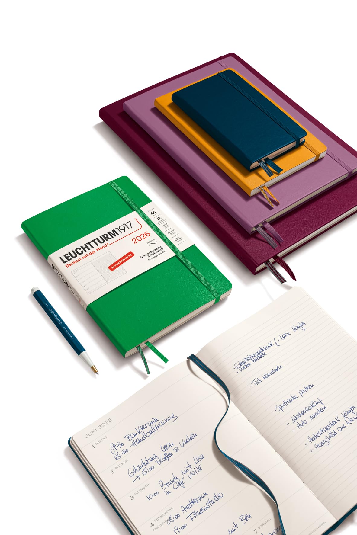 leuchtturm1917-wochenkalender-notizbuch-pocket-a6-2026-ink-deutsch-softcover image 3