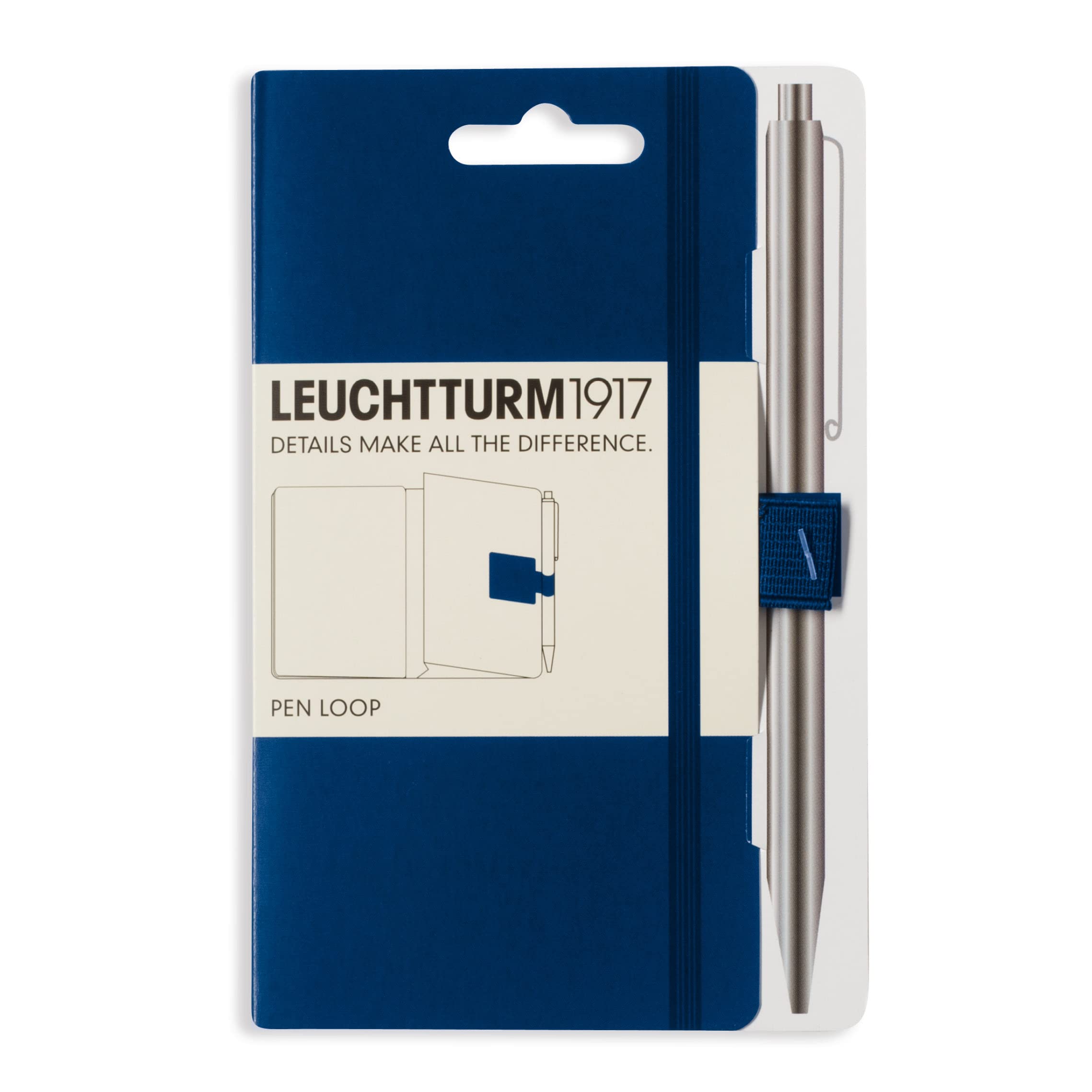 leuchtturm1917-pen-loop-stiftschlaufe-selbstklebend-marine image 1
