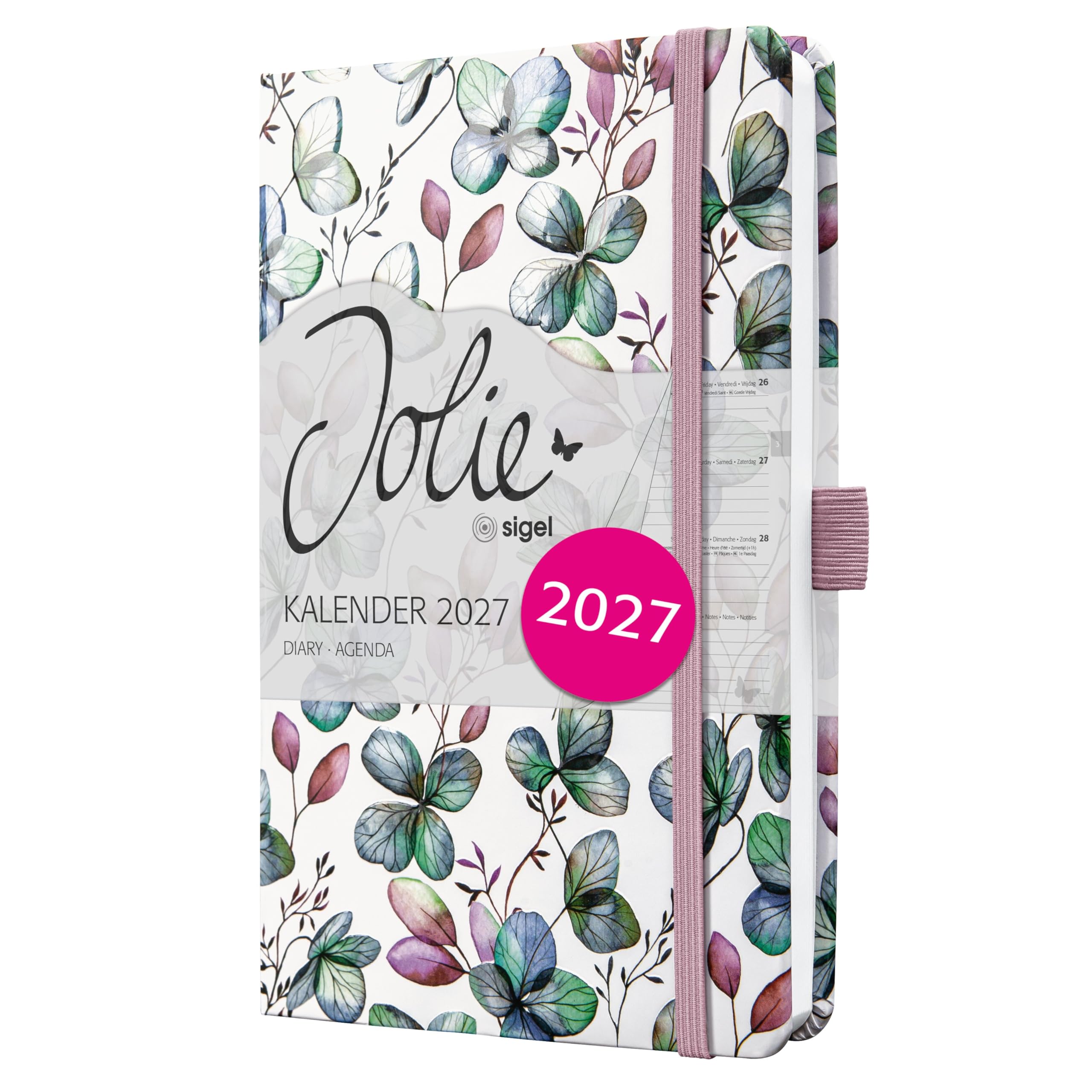 sigel-jolie-wochenkalender-2027-a5-green-jungle-fever-hardcover image 7